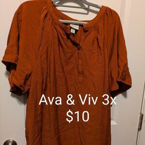 Ava and Viv Blouse